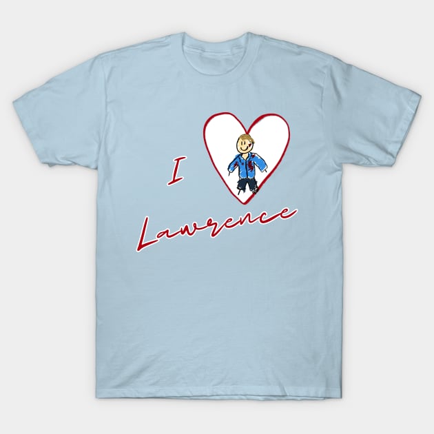 I Heart Lawrence T-Shirt by RoserinArt